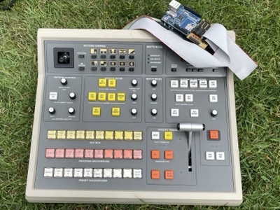 Grass Valley GVG Model 110 Vision Mixer Controller Panel – Arduino‑modified ATEM Interface