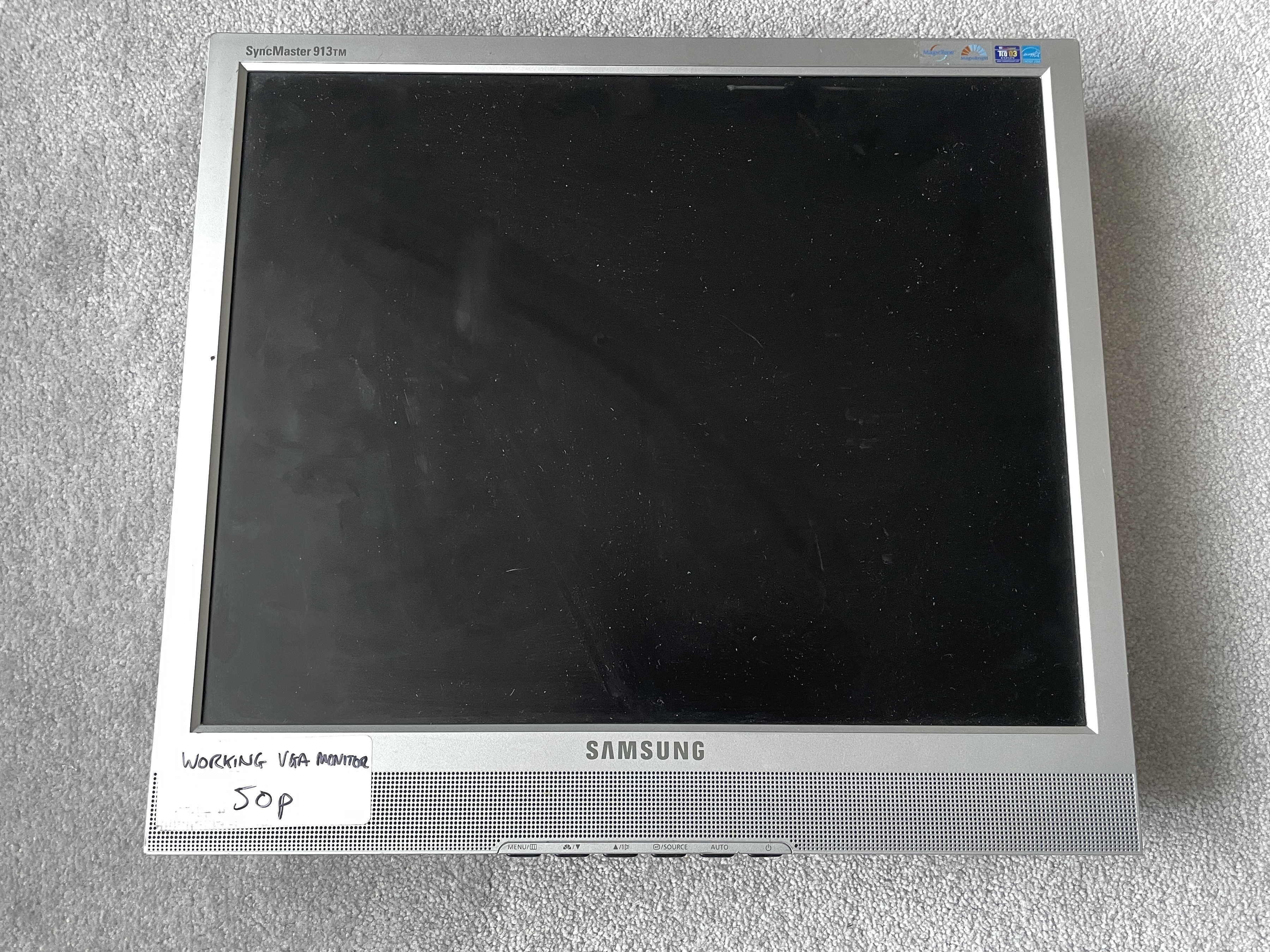 Samsung SyncMaster 913TM 19-inch Monitor – VGA and DVI, Excellent Condition